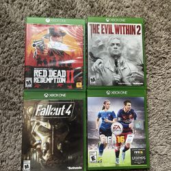 Xbox one games 20$ for all 4
