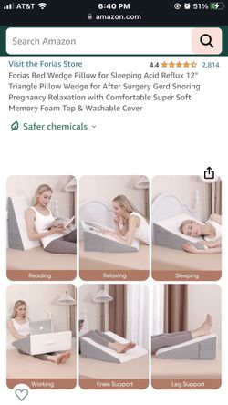 Bed Wedge Pillow for Sleeping