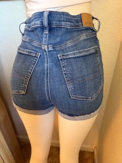 American eagle hi rise shorts size 4 stretchy