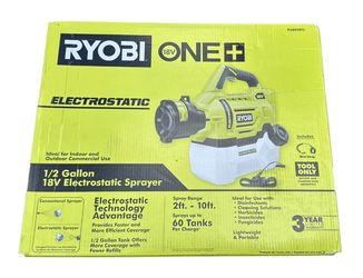 RYOBI ONE+ 18V Cordless Electrostatic 0.5 Gal Sprayer with 2.0 Ah Battery and Charger