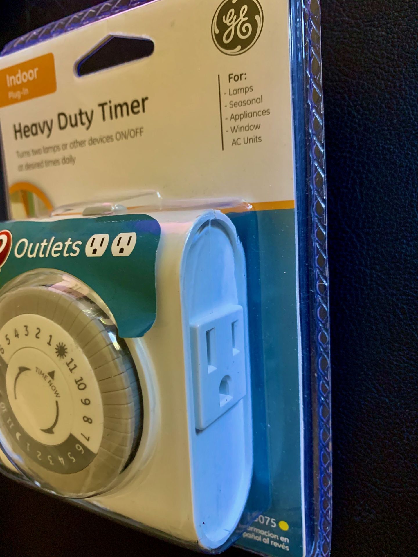 Two brand new GE heavy duty timers; each control 2 appliances