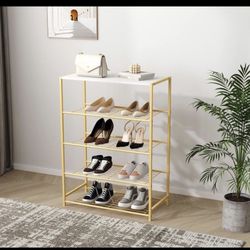 New Shoe Rack - Gold