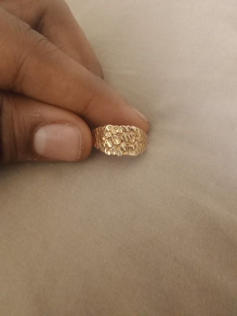 Nugget Gold Rings