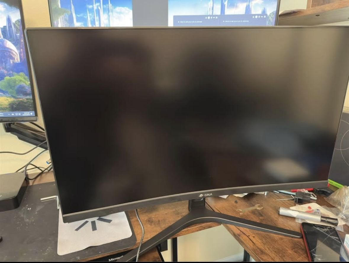27” Curved 2k Monitor 180hz