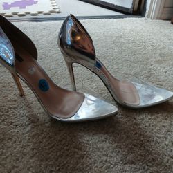 Silver Stilettos