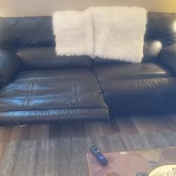 Leather Couch Recliner