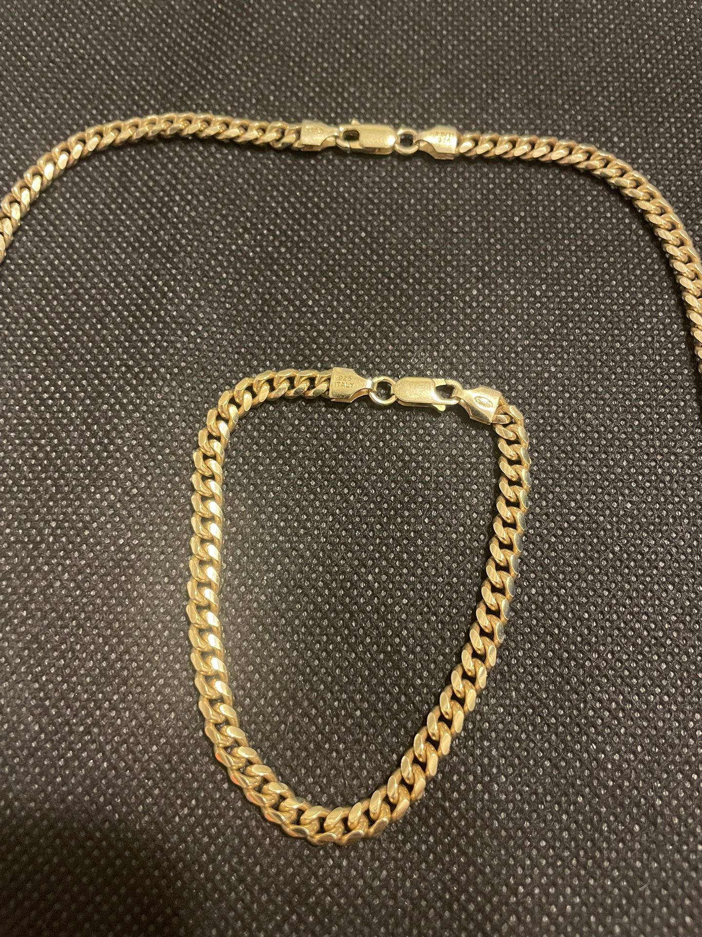 Jaxxon - Cuban link Chain & Bracelet Set