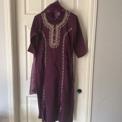 Purple Salwar Kameez