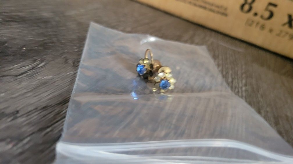 Screwback style earrings