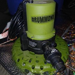 Drummond 1/4 HP Worry-Free Automatic Submersible Utility Pump. 