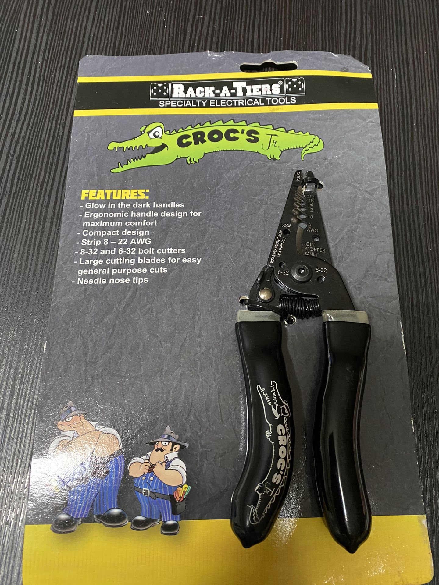 Rack-A-Tiers 47002 Croc’s Jr Needle Nose Wire Strippers