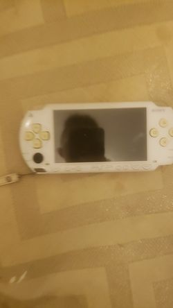 white psp no charger no box