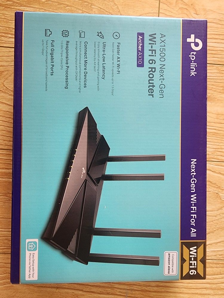TP-Link AX1500 Wi-Fi 6 Router (Archer AX10) – Excellent Condition