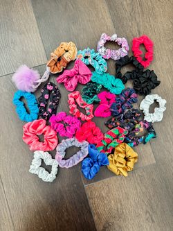 26 Girls Gymnastics/Dance Scrunchies – $1 Each or Bundle