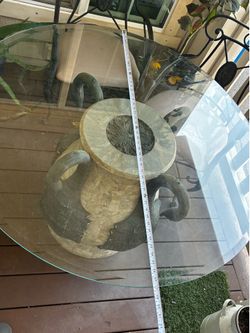 Glass table top