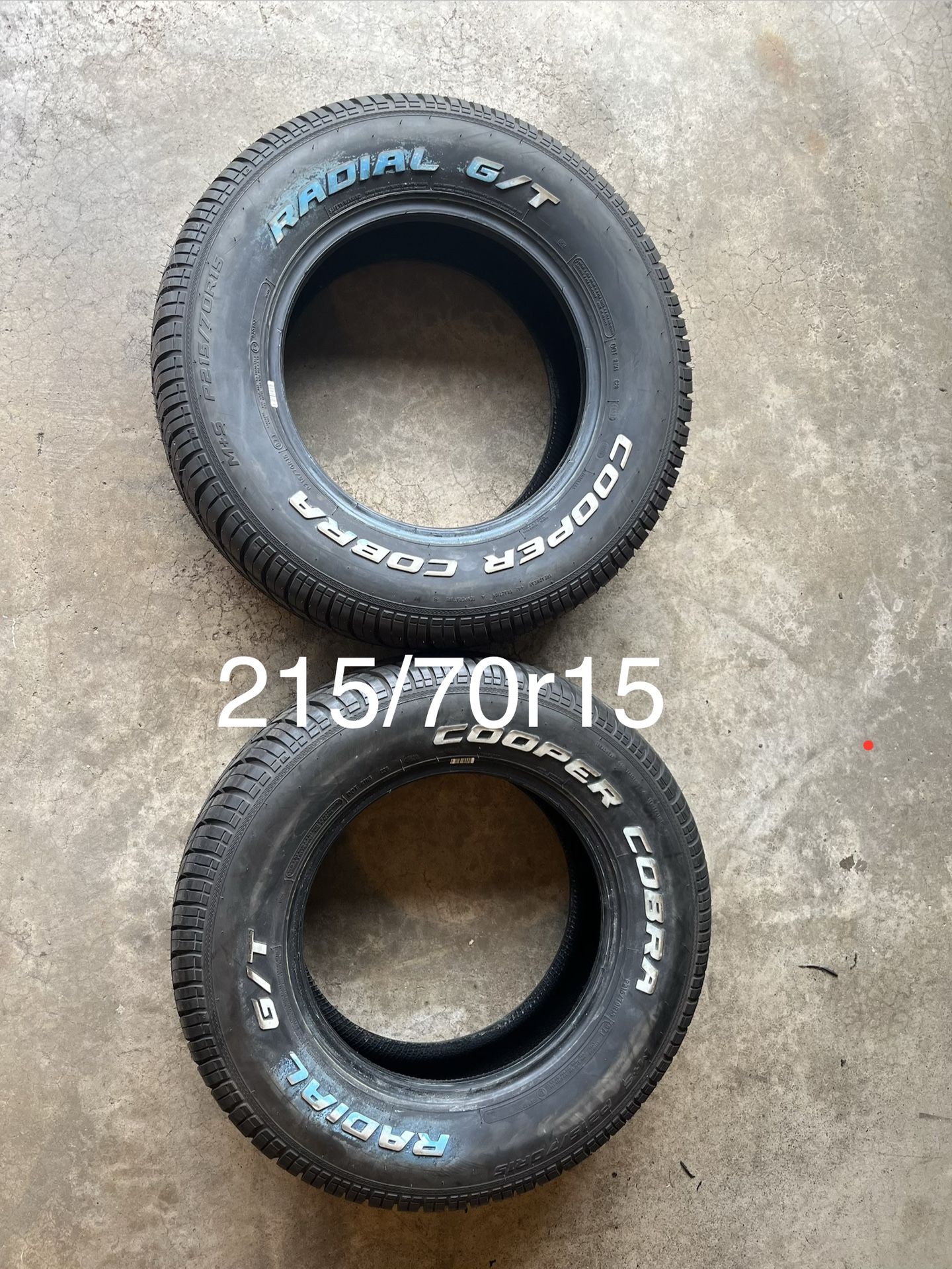 Cooper Cobra Radial G/T Tires 215/70R15