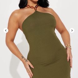 Camila Maxi Dress - Olive
