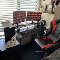Full Gaming Pc With Desk