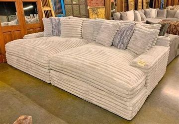 OFFER Chaise White Gray Black - New - Ask For Price