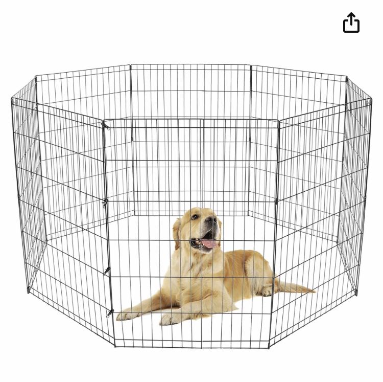 Puppy/ Dog Fence, Crate And Play Pen 