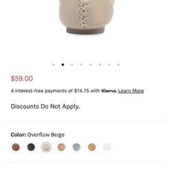 New Ballet Flats 5.5.  Never been Used.  