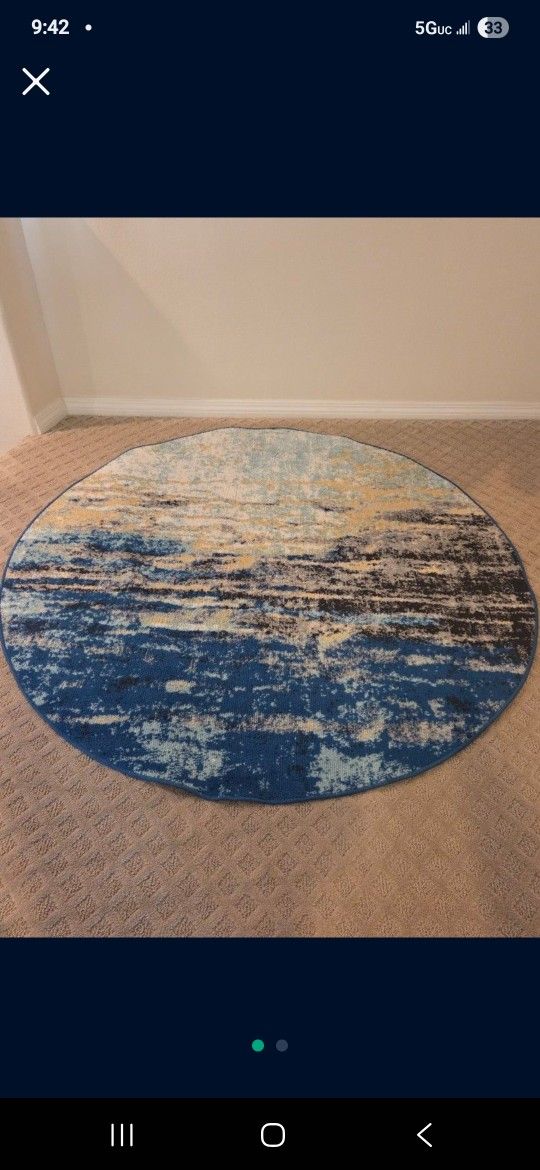 2 MATCHING AREA RUGS