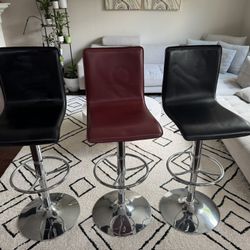 3 Dania Bar Stools For Sale 