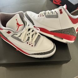 Jordan 3 Fire Red