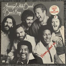 Average White Band & Ben E. King Benny And Us Vinyl LP 1977 NM/NM