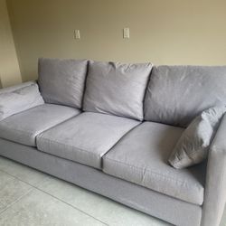 83" Grey Couch