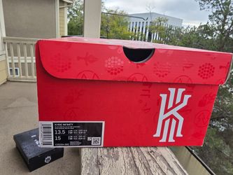 Nike Kyrie Infinity CZ0204-005 Black Metallic Silver US 13.5