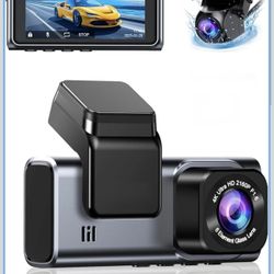4K + 1080P Dual Dash Cam