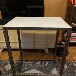 MARBLE DECORATIVE SIDE TABLE 