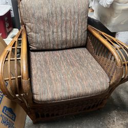 Vintage Henry Link Wicker Rattan 