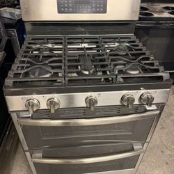  GE GAS DOUBLE OVEN RANGE — GAS STOVE WITH DOUBLE OVEN 🔥 IPLUSHOP 