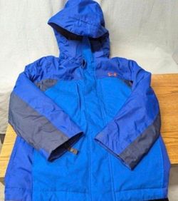 Under Armour Blue Hooded Zip-Up Jacket