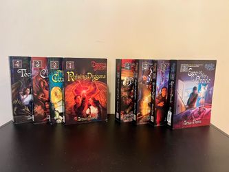 2 Sets of Book Series by Bryan Davis: Dragons In Our Midst ($10) & Oracles Of Fire ($10)