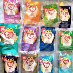 

Mc Donald’s Teenie beanie baby set of 12 1998--

