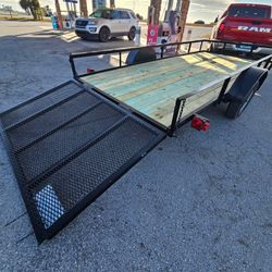 Open Trailer 6/1/2x14 "2023" Pulls Great, Excellent Condition Lights Work Clean Documentation In Hand ✋️ READ DESCRIPTION FIRST, LEA PRIMERO. 