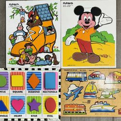 4 Children’s (2 antique) Puzzles