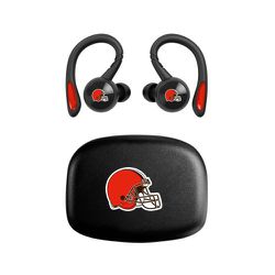 Cleveland Browns wireless earbuds with recharging case