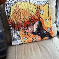 Zenitzu (Demon Slayer) Plush Blanket