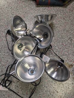8.5" Aluminum Clamp Light - 6 Total
