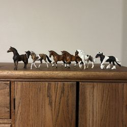 Set of Small Horse Figurines
