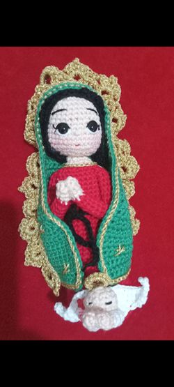 Virgencita tejidas a mano