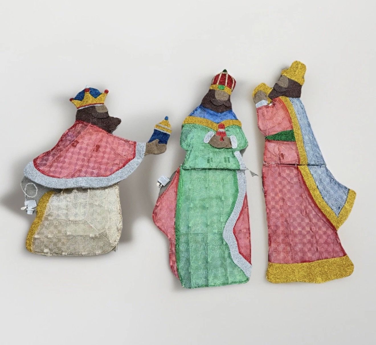 Lighted Three Wise Men Christmas Outdoor Yard Decoration Nativity Scene Works