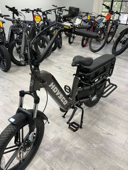 Brand New In Box HOVSCO HovCart Family E-Bike 20" Fat Tire Cargo E-Bike