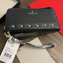 LONDON GOG zip-around Wristlet
