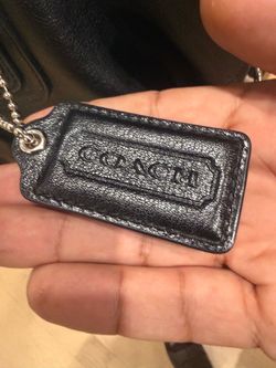 Real coach leather bag with Tag