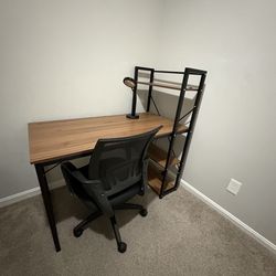 Office chair and desk